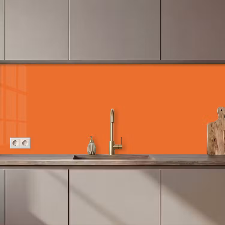 Burnt - Sienna - Oranje keuken achterwand 2 middel 871 zz_3dshopping