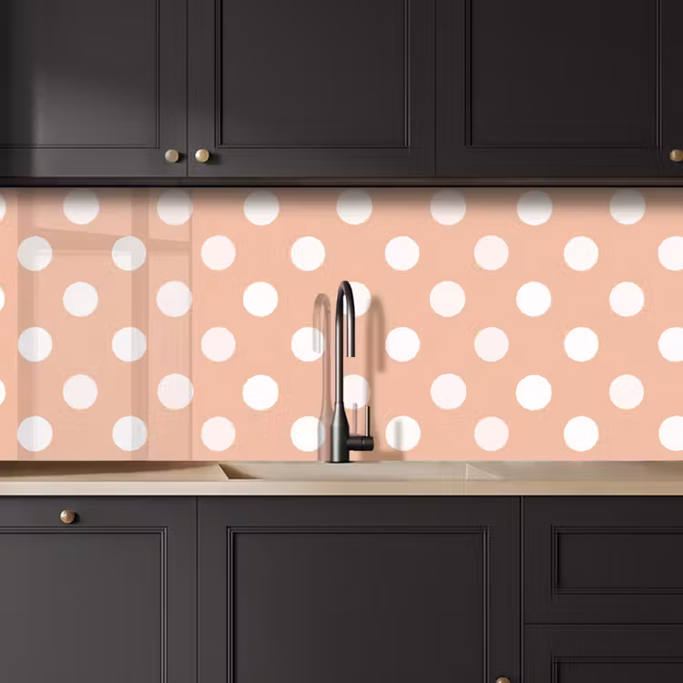 Klassiek - Polka - Perzik keuken achterwand 2 middel 871 -sfeer1