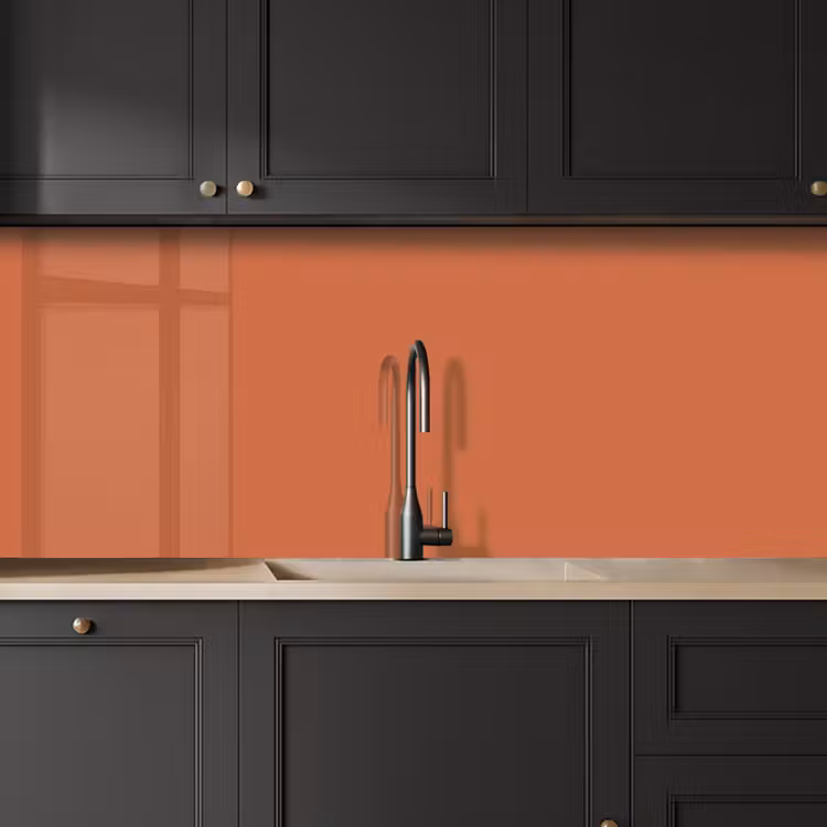 Classic - Terracotta - Oranje keuken achterwand 2 middel 871 -sfeer1
