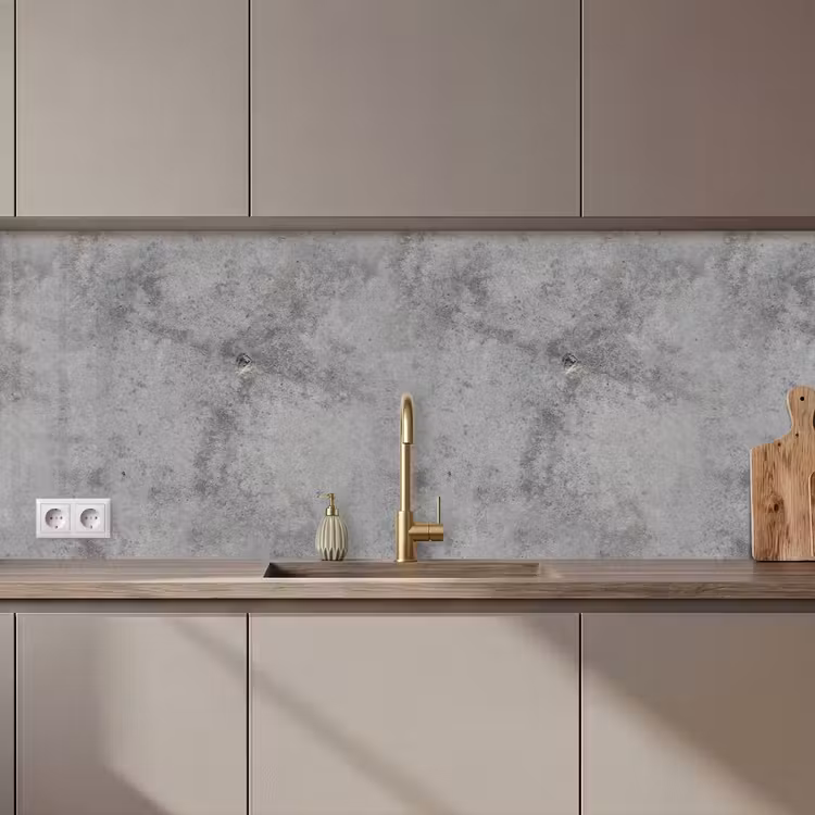 Beton - Grijs - Patronen keuken achterwand 2 middel 871 zz_3dshopping