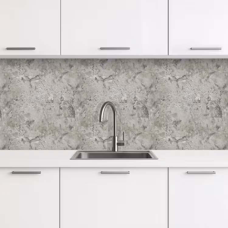 Beton - Grijs - Muur keuken achterwand 2 middel 871 -3d
