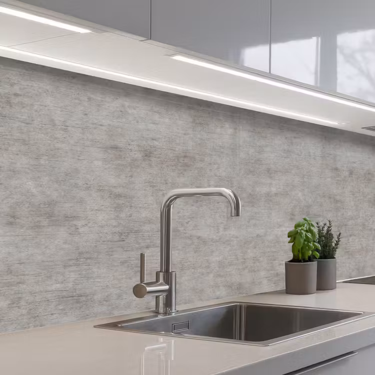 Beton - Oud - Grijs - Patronen keuken achterwand 2 middel 871 -3d_schuin