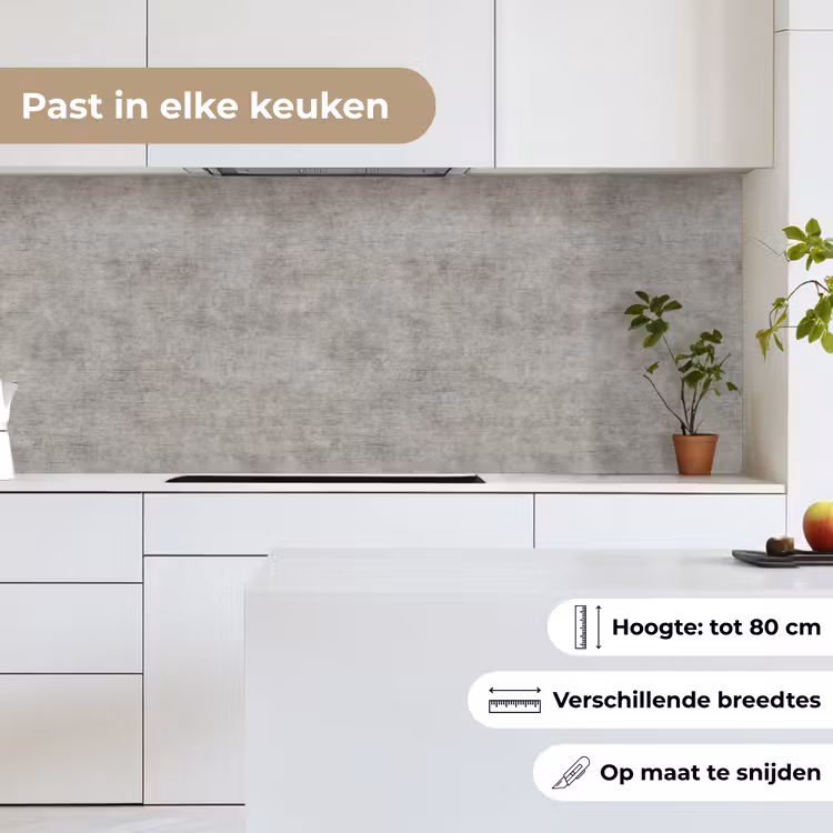 Beton - Oud - Grijs - Patronen keuken achterwand 2 middel 871 -sfeer4_NL