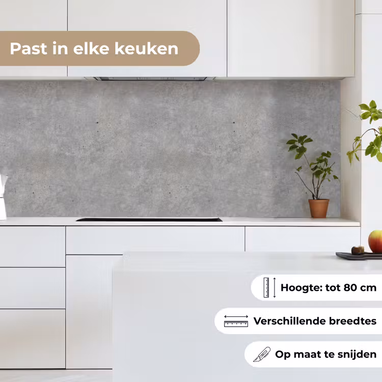 Beton - Patronen - Industrieel keuken achterwand 2 middel 871 -sfeer4_NL