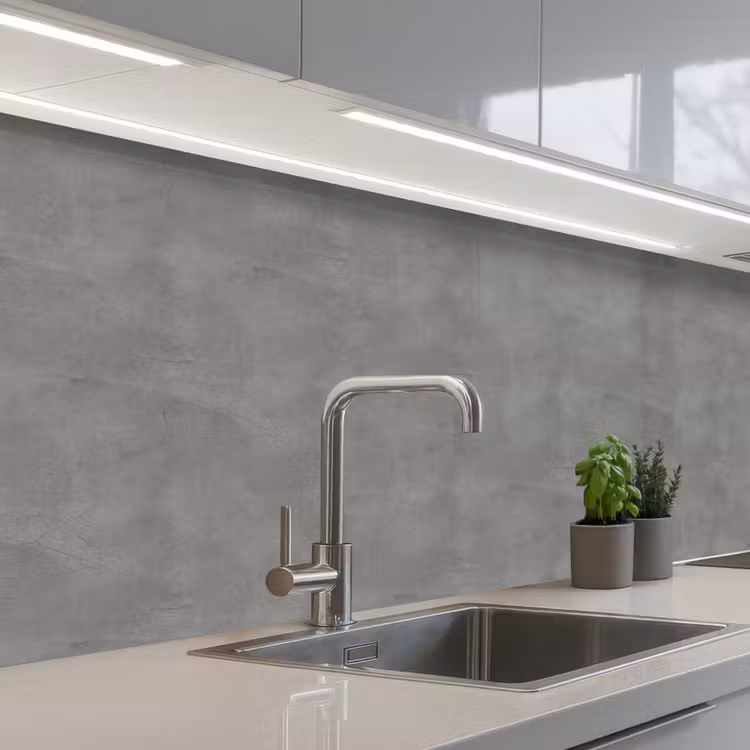 Beton - Structuur - Patroon keuken achterwand 2 middel 871 -3d_schuin