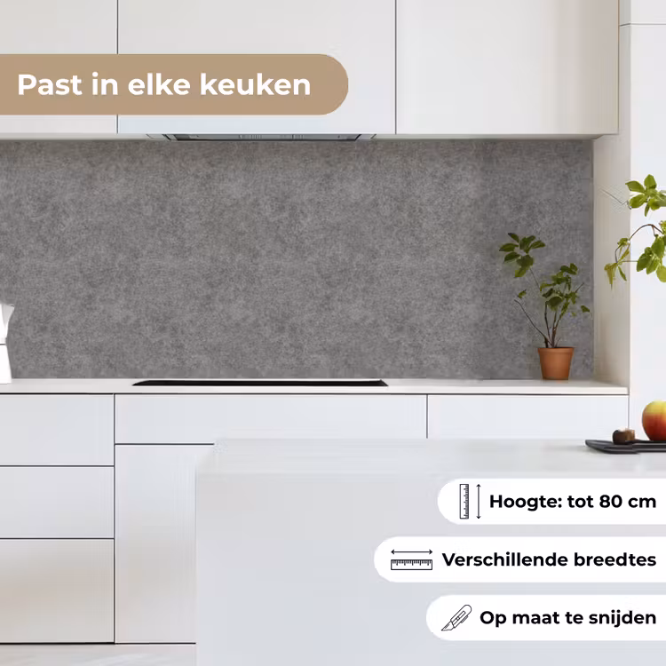 Beton - Textuur - Patronen keuken achterwand 2 middel 871 -sfeer4_NL