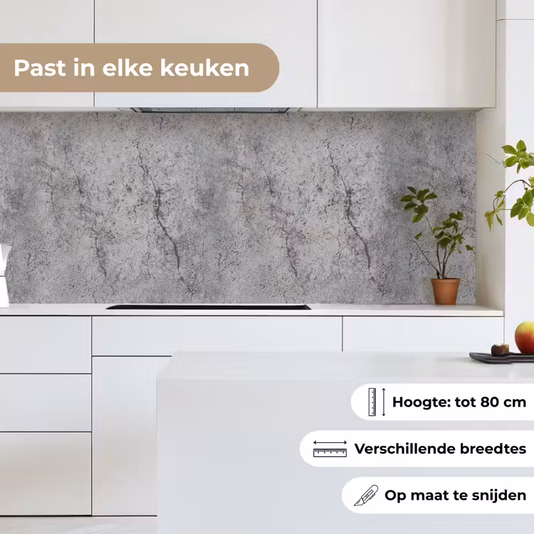 Beton - Muur - Industrieel - Patronen keuken achterwand 2 middel 871 -sfeer4_NL