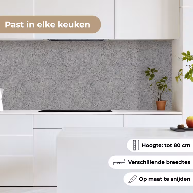 Beton - Muur - Patronen - Industrieel keuken achterwand 2 middel 871 -sfeer4_NL