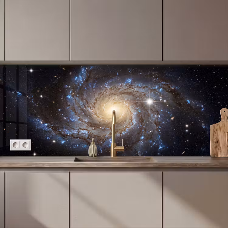 Kosmos - Sterrenstelsel - Donker keuken achterwand 2 middel zz_3dshopping