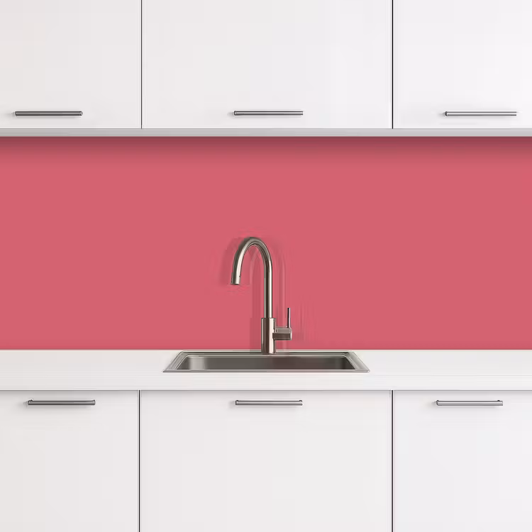 Crimson - Rose - Roze keuken achterwand 2 middel 871 -3d