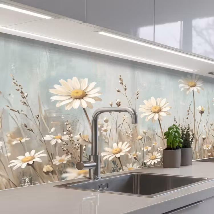 Madelief - Illustratie - Wit keuken achterwand 2 middel -3d_schuin