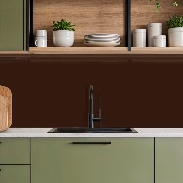 Dark - Chocolate - Bruin keuken achterwand 2 middel 871 -sfeer3