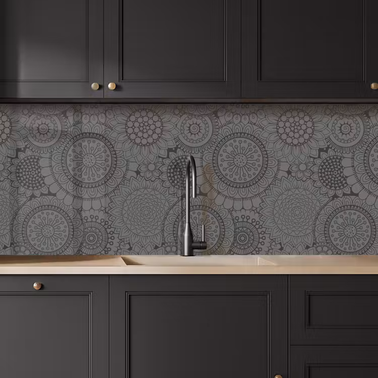 Design - Bohemian - Zonnebloem keuken achterwand 2 middel 871 -sfeer1
