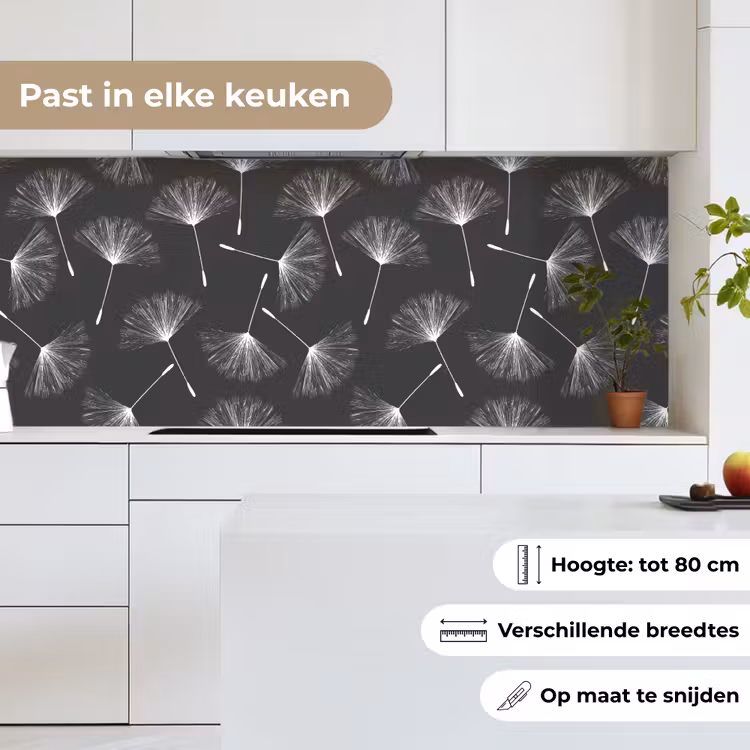 Design - Paardenbloem - Plant keuken achterwand 2 middel 871 -sfeer4_NL