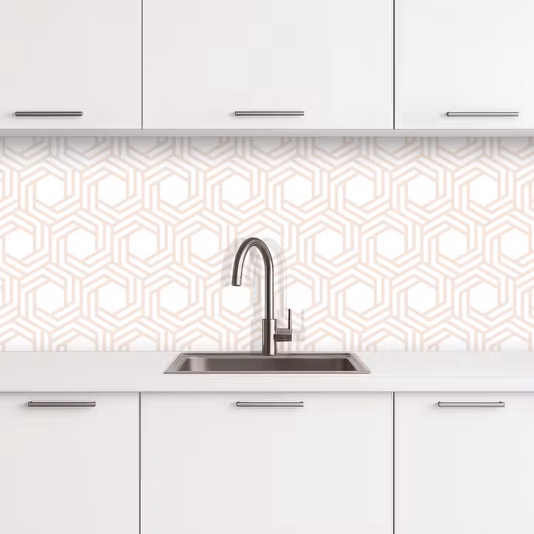 Design - Geometrie - Patroon keuken achterwand 2 middel 871 -3d