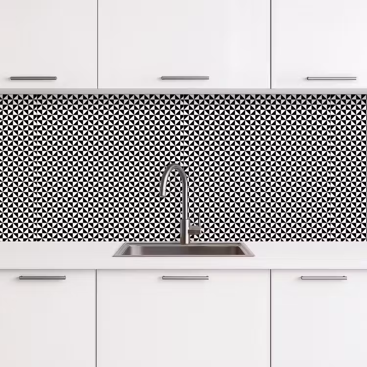 Design - Geometrie - Patroon keuken achterwand 2 middel 871 -3d