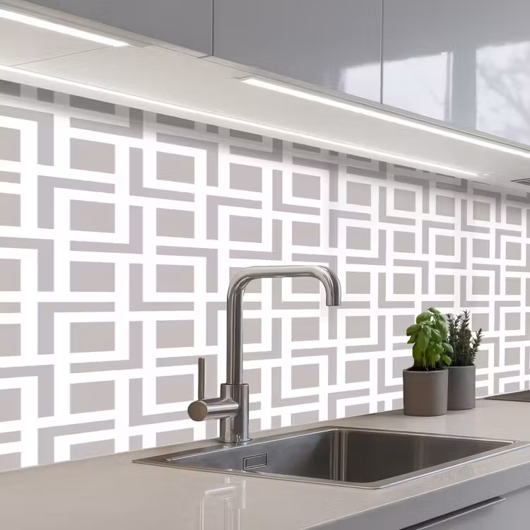 Design - Lijn - Patroon keuken achterwand 2 middel 871 -3d_schuin
