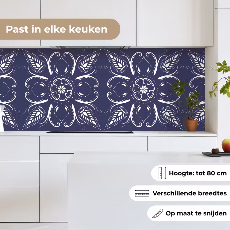 Design - Mandala - Bohemian keuken achterwand 2 middel 871 -sfeer4_NL