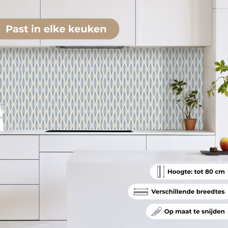 Design - Vintage - Abstract keuken achterwand 2 middel 871 -sfeer4_NL