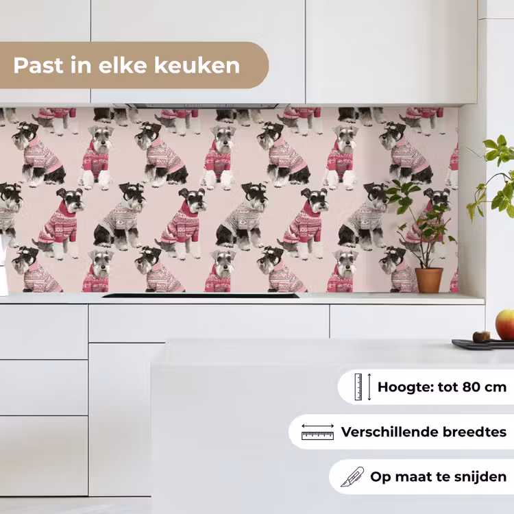 Honden - Truien - Rood keuken achterwand 2 middel 871 -sfeer4_NL