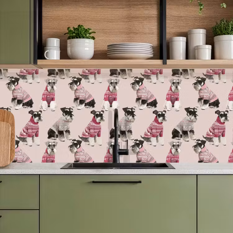 Honden - Truien - Rood keuken achterwand 2 middel 871 -sfeer3
