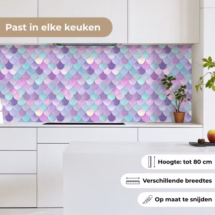 Dromerig - Zeemeermin - Pastel keuken achterwand 2 middel 871 -sfeer4_NL