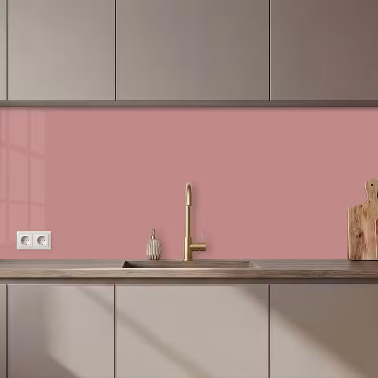 Dusty - Rose - Roze keuken achterwand 2 middel 871 zz_3dshopping
