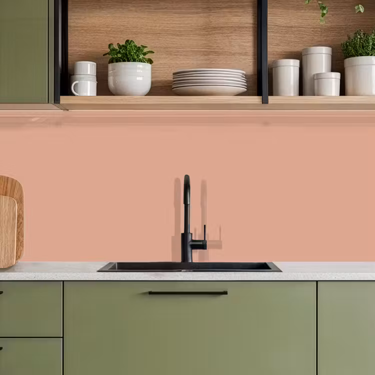 Dusty - Rose - Roze keuken achterwand 2 middel 871 -sfeer3