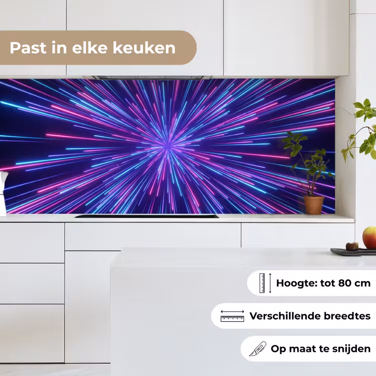 Dynamisch - Ruimte - Kleurrijk keuken achterwand 2 middel -sfeer4_NL
