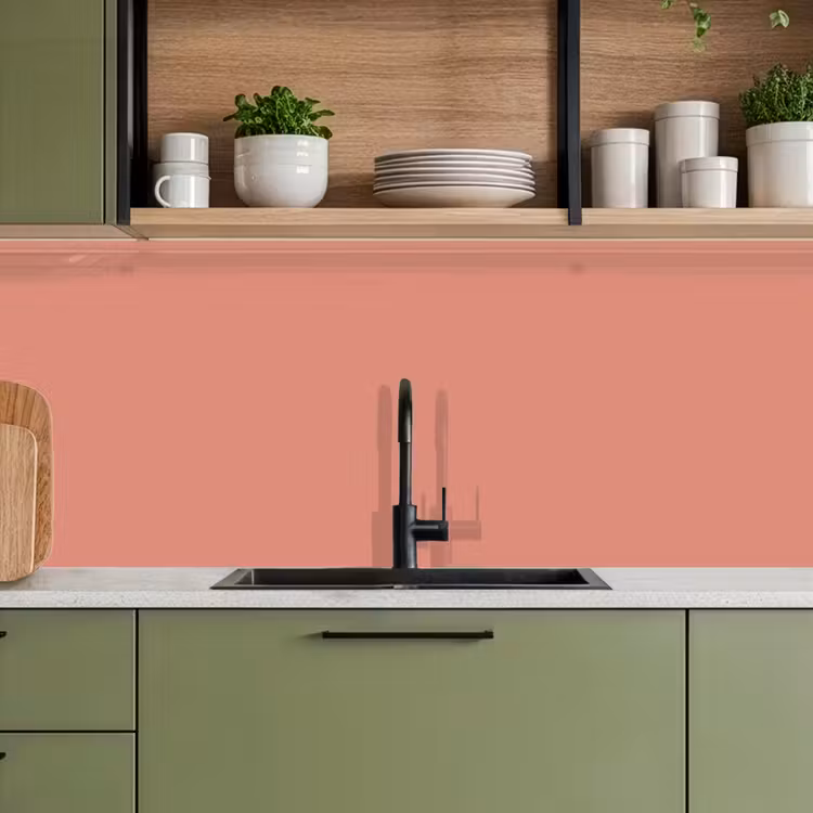 Earthy - Rose - Koraal keuken achterwand 2 middel 871 -sfeer3