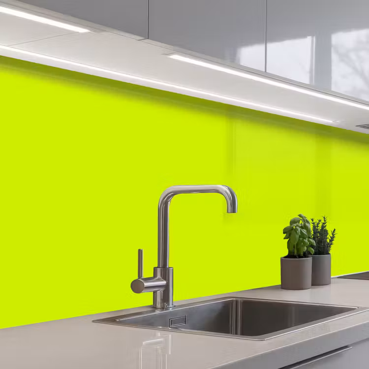 Electric - Lemon - Geel keuken achterwand 2 middel 871 -3d_schuin