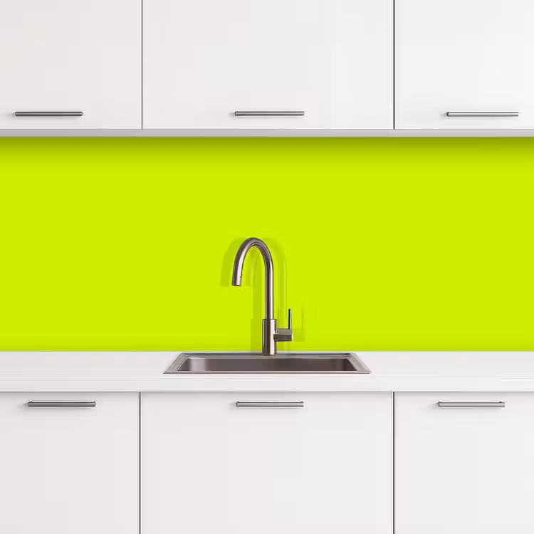 Electric - Lemon - Geel keuken achterwand 2 middel 871 -3d