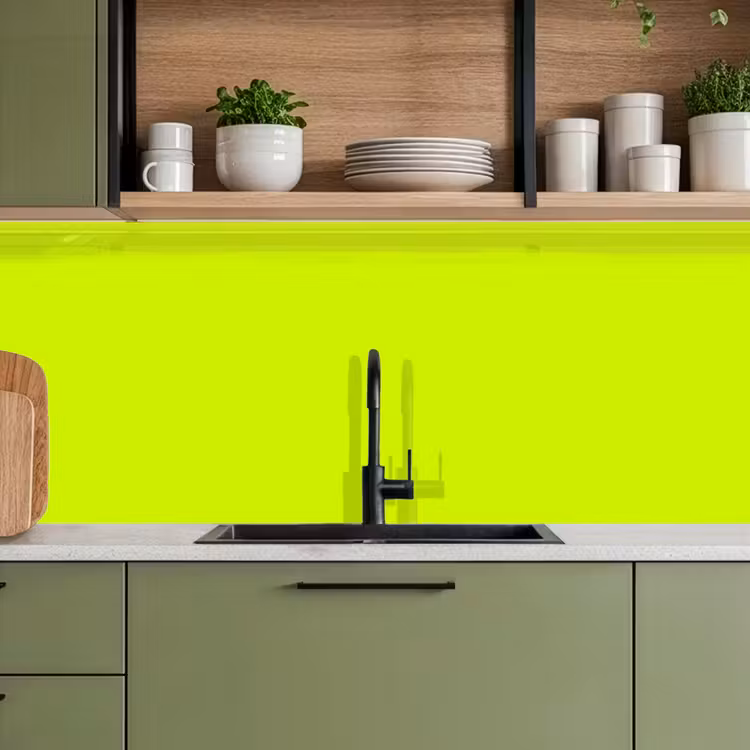 Electric - Lemon - Geel keuken achterwand 2 middel 871 -sfeer3