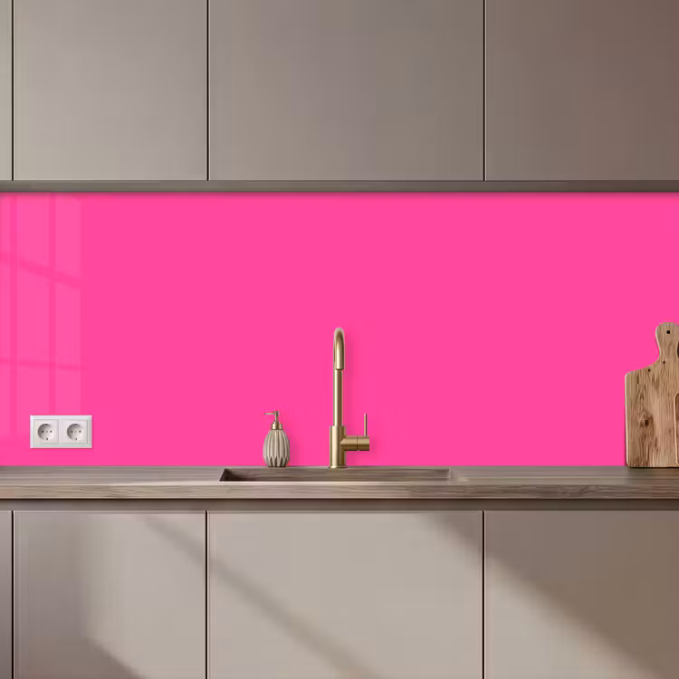 Electric - Magenta - Roze keuken achterwand 2 middel 871 zz_3dshopping