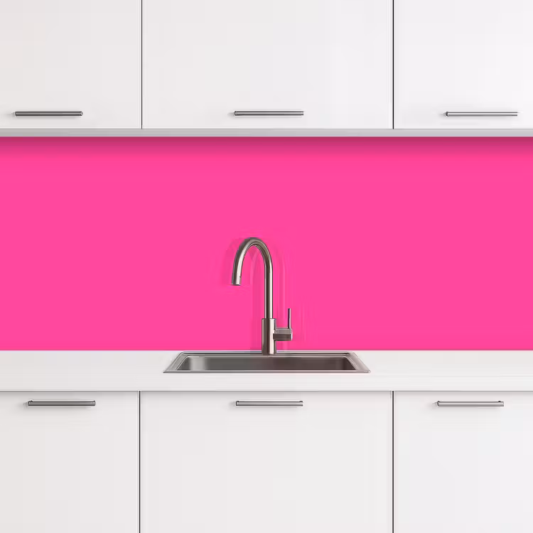 Electric - Magenta - Roze keuken achterwand 2 middel 871 -3d