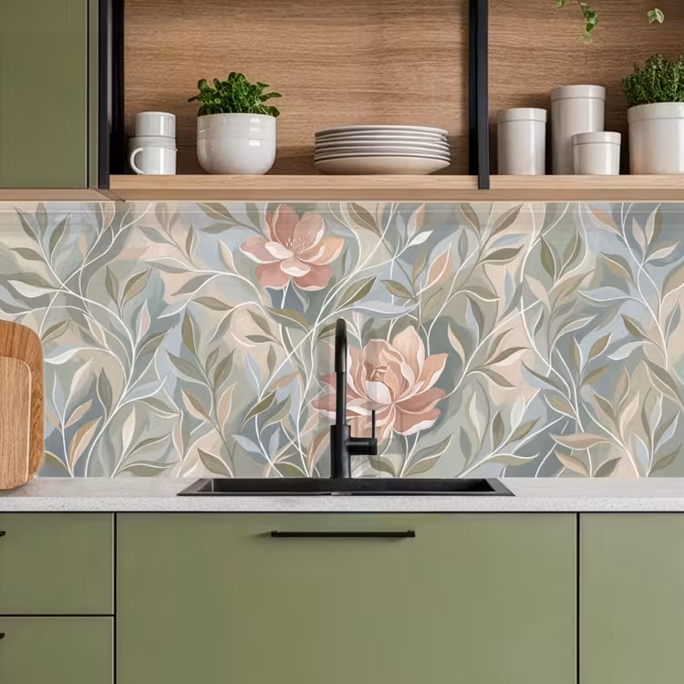 Elegant - Romantiek - Roze keuken achterwand 2 middel -sfeer3