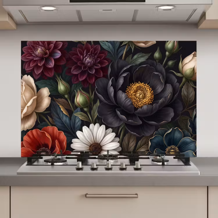 Bloemen - Boeket - Natuur - Klassiek - Weelderig keuken achterwand spatscherm klein -3d_website