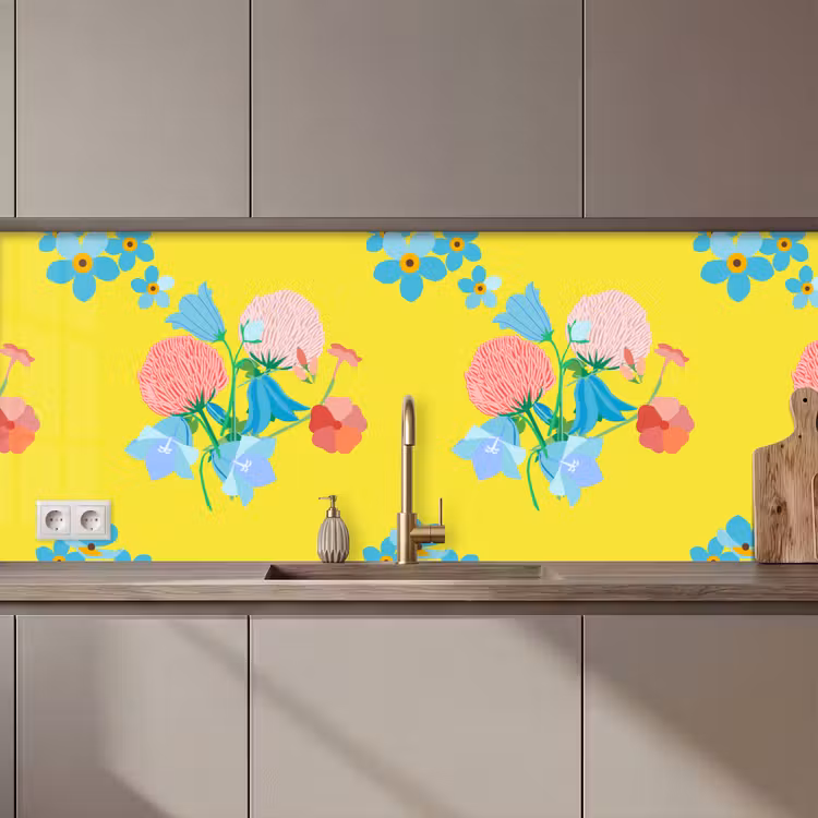 Bloemen - Boeket - Lente - Patronen keuken achterwand 2 middel 871 zz_3dshopping