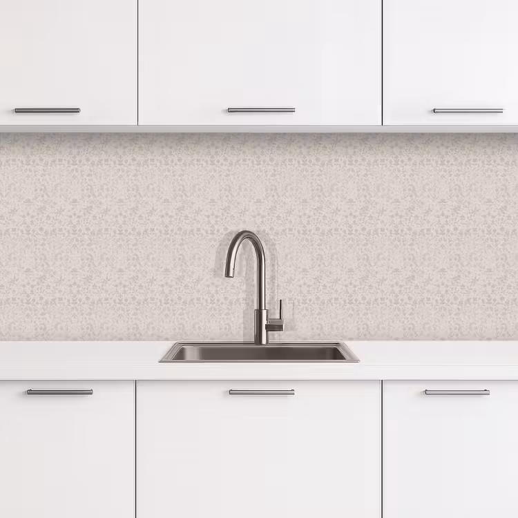 Bloemen - Bladeren - Licht - Taupe keuken achterwand 2 middel 871 -3d