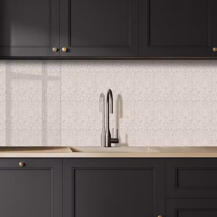 Bloemen - Bladeren - Licht - Taupe keuken achterwand 2 middel 871 -sfeer1