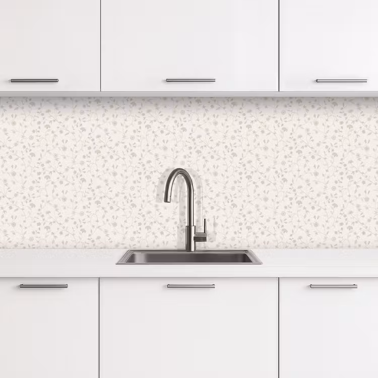 Bloemen - Motief - Zacht keuken achterwand 2 middel 871 -3d