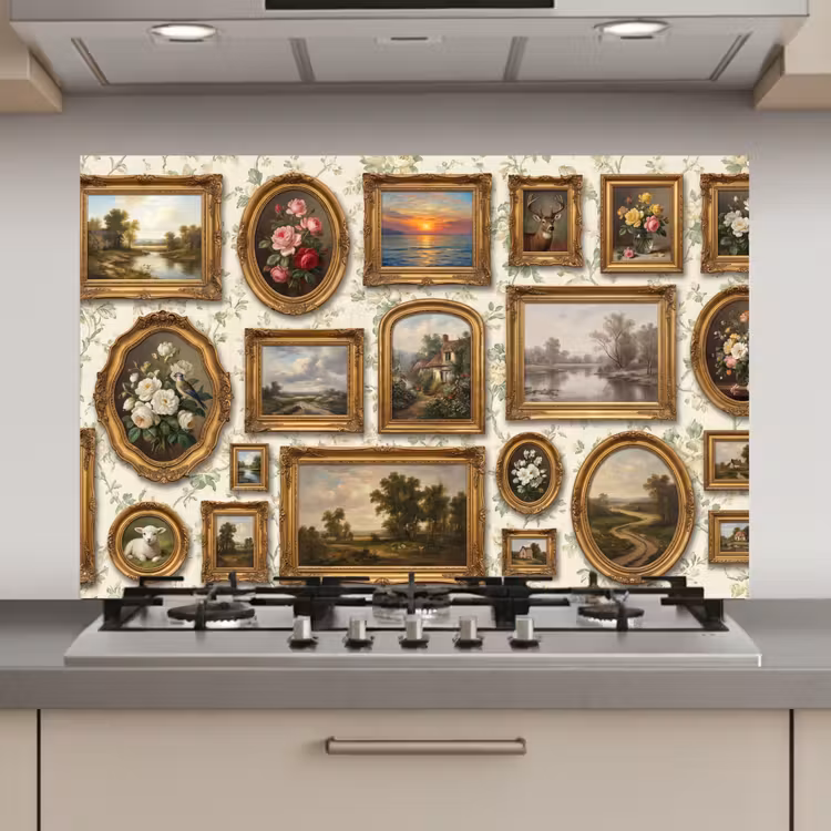 Bloemen - Roze - Stilleven - Klassiek keuken achterwand spatscherm klein -3d_website