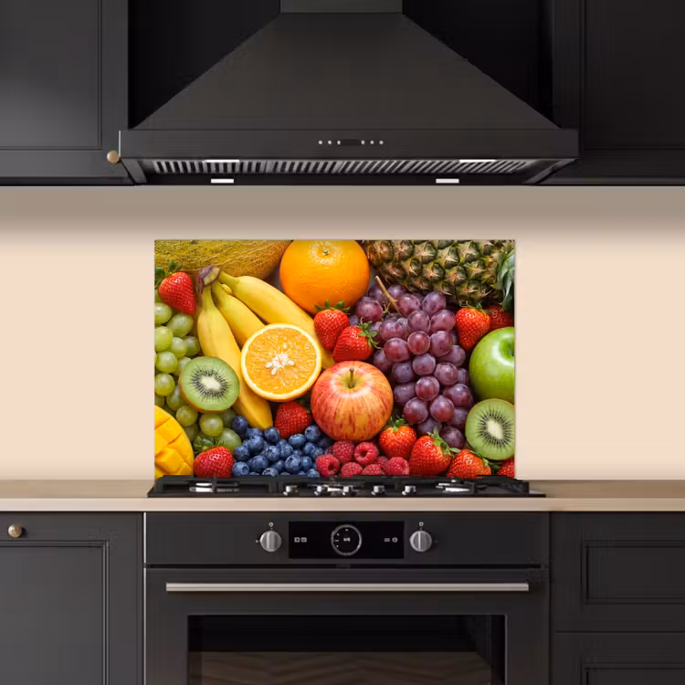 Eten - Fruit - Vers - Kleurrijk - Voeding keuken achterwand spatscherm klein -sfeer1