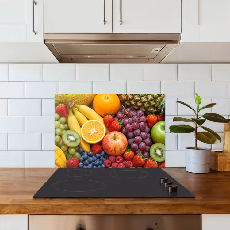Eten - Fruit - Vers - Kleurrijk - Voeding keuken achterwand spatscherm klein -sfeer2
