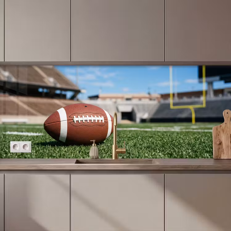 Football - Veld - Stadion - Sport keuken achterwand 2 middel zz_3dshopping