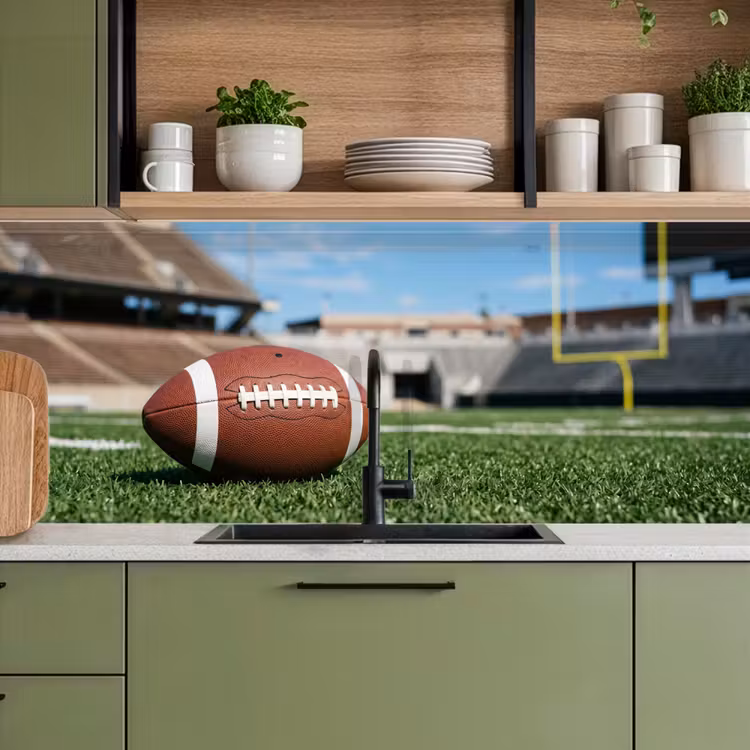 Football - Veld - Stadion - Sport keuken achterwand 2 middel -sfeer3