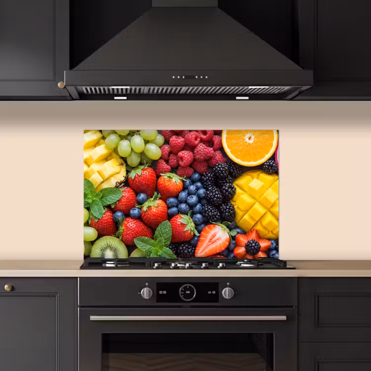 Fruit - Vers - Kleurrijk - Eten keuken achterwand spatscherm klein -sfeer1