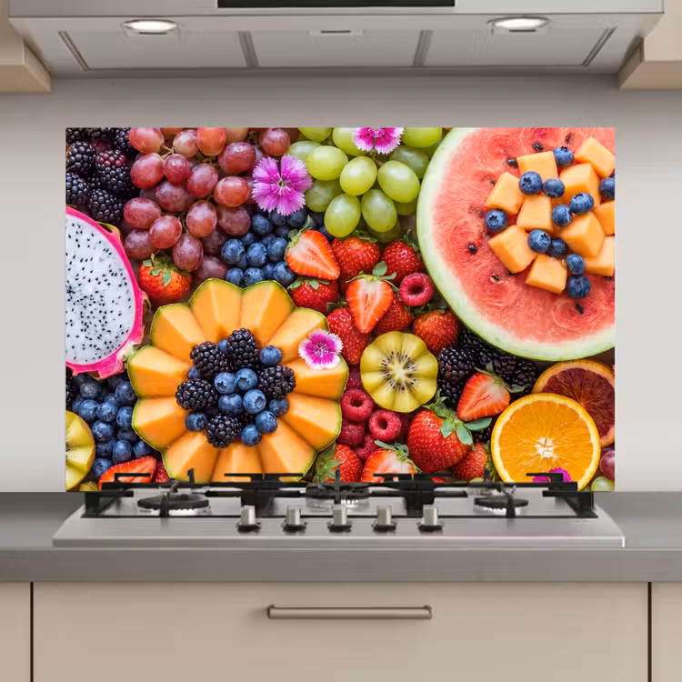 Fruit - Vers - Variatie - Eten - Kleurrijk keuken achterwand spatscherm klein -3d_website