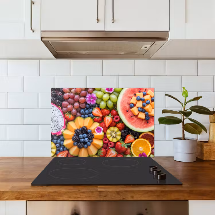 Fruit - Vers - Variatie - Eten - Kleurrijk keuken achterwand spatscherm klein -sfeer2