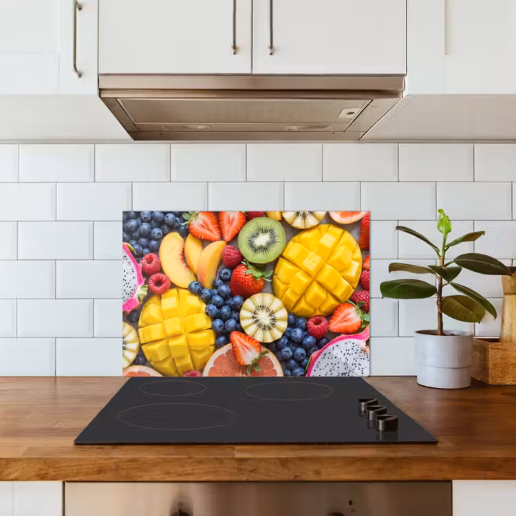 Fruit - Versneden - Kleurrijk - Eten - Gezond keuken achterwand spatscherm klein -sfeer2